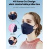 Elough 10 Pz Kn95 Mascarilla 4d Elough Azul Marino Gb2626