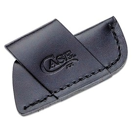 Black Medium Leather Side-Draw Belt Sheath