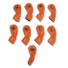 9pcs Golf Club Cover PU Leather Stylish Portable Golf Head