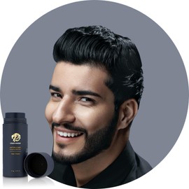 LOEWENHAAR Scattered Hair 27.5 g, Hair Thickening for Thin Hair, Instant Hair Fibres for Men & Women, Natural Hair Building for Full, Thick Hair (OnyxBlack, 27.5 g)