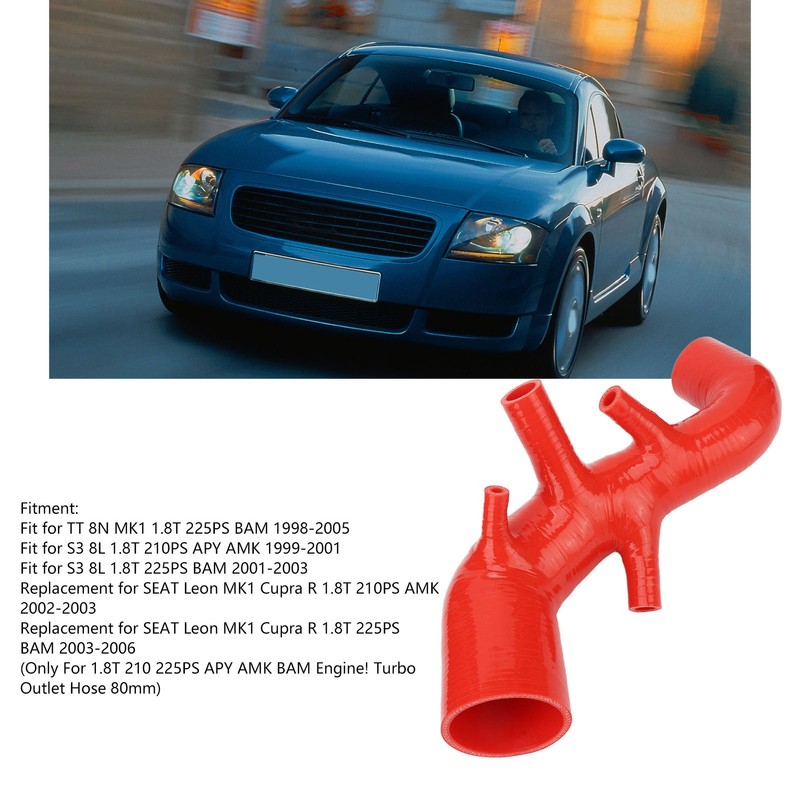 Silicone Intake Hose Pipe Increased Airflow Replacement for SEAT Leon