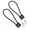 Snapsafe Lock Box Security Cable w/2 Padlock/4 Keys 2/Pack 75281