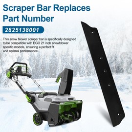 HWEIUA Snow Blower Scraper Bar ASS2100 2825138001 Scraper Assembly Replacement for EGO 21" Snow Blowers SNT2100, SNT2102, SNT2103, SNT2110, SNT2112 SNT2114, Snow Blower Replacement Parts (Pack of 2)