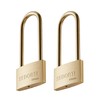 SEDORTI Weather Proof Lock, Keyed Alike Solid Brass Padlocks with