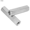 Jeanoko 5pcs M8 x 50 Long Rod Nut Hexagonal Sleeve