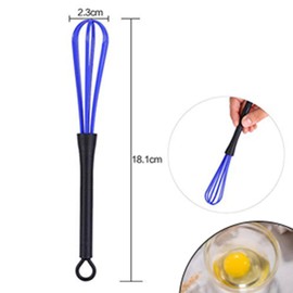 5PCS Plastic Whisk Set, Mini Hair Coloring Cream Hand Whisk, Small Whisk Stirrer for Hairdressing Baking
