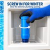 Pool Skimmer Winterizing Plug and Expansion Absorber, 1.5 and 2