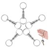 Thinp 5 Pieces Quick Release Keychain Detachable Keychain Detachable Key