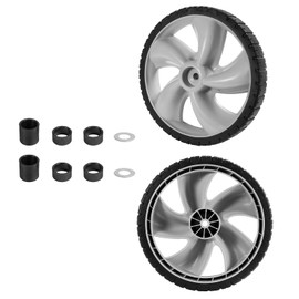 12 Inch Rear Wheel Replacement Arnold 490-324-0002 Lawn Mower Rear Wheels 12x1.75" Plastic Wheel Compatible with Craftman Push Mower Walk Behind Mowers Wagon Wheel 2 Pack
