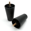 Braned 4Pcs 5 inch Sofa Legs Round Tapered Plastic Couch
