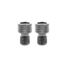 Pure Cycles Pump Adapter Presta Alloy Silver Bag of 2