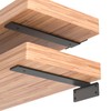 [6 Pack] FMhotu 10 Inch Floating L Shelf Bracket for
