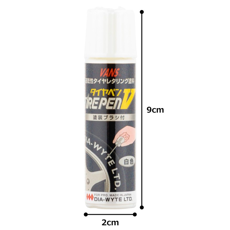 DIA-WYTE 331 Tire Lettering Paint Tire Pen V White
