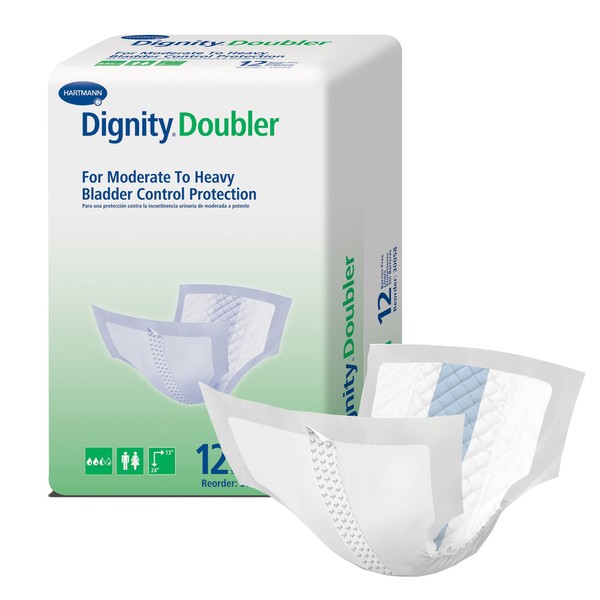 DIGNITY DOUBLER 30058 1 CASE OF 6 PACKS - 12 LINERS PER PACK HARTMAN USA INC