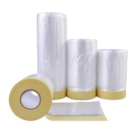MyLifeUNIT Tape and Drape, Assorted Masking Paper for Automotive Painting Covering (66-Feet, 3 Sizes) | MyLifeUNIT