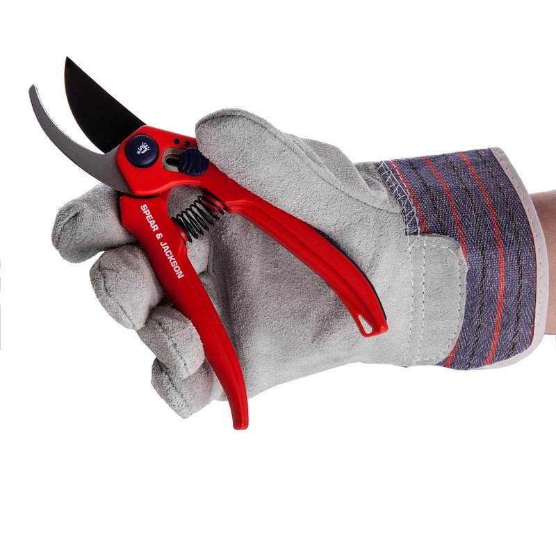 Spear and Jackson CUTTINGSET3 Secateur Set with Gloves, Multi-Colour