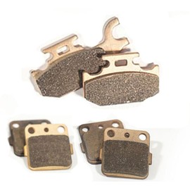 Brake Pads fits Yamaha Grizzly 450 YFM450 4x4 2007 Front and Rear by Race-Driven