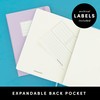 PAPERAGE Recycled Blank Journal Notebook, (Olive), 160 Pages, Medium 5.6