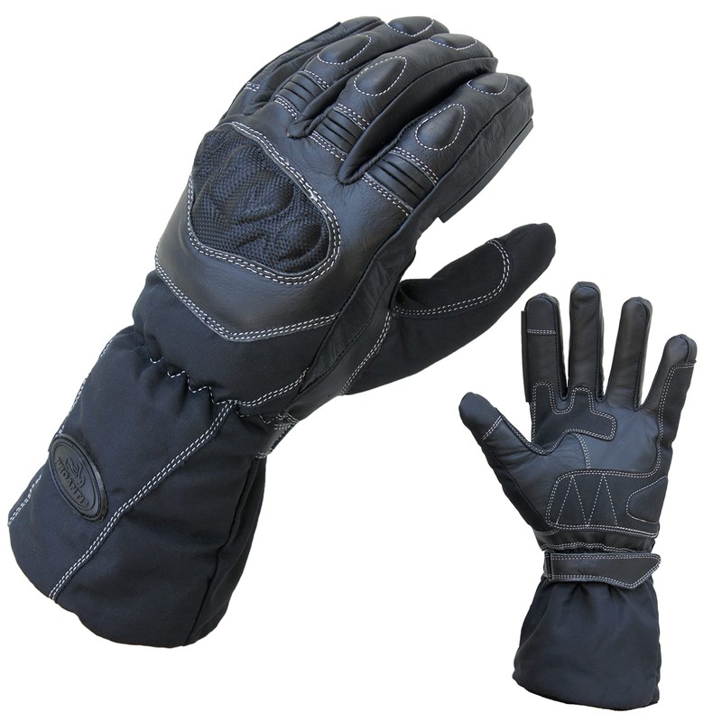 PROANTI Rain Motorcycle Gloves Winter Motorcycle Gloves with Long Cuff