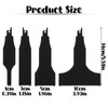 4Pcs Scraper Blade,Reciprocating Saw Scraper Blade,Scraping Tool Attachment for Reciprocating