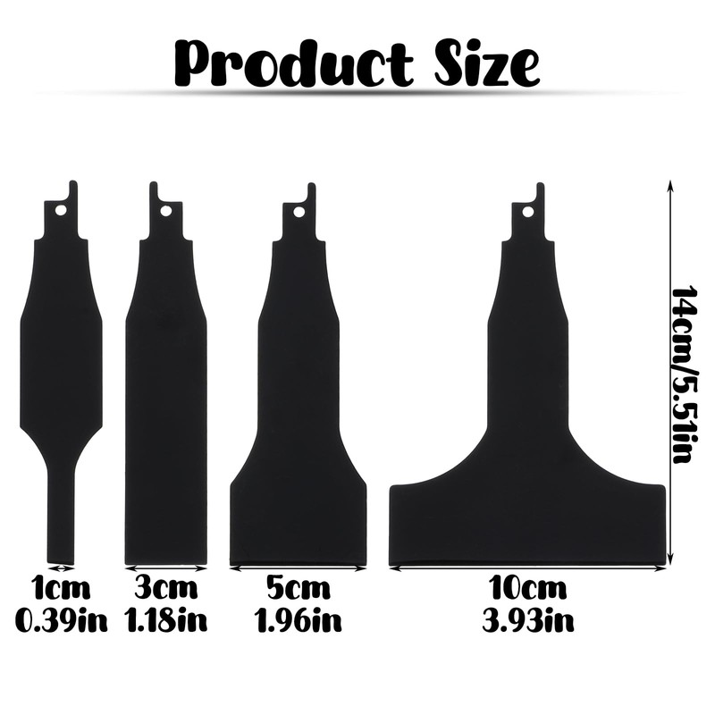 4Pcs Scraper Blade,Reciprocating Saw Scraper Blade,Scraping Tool Attachment for Reciprocating