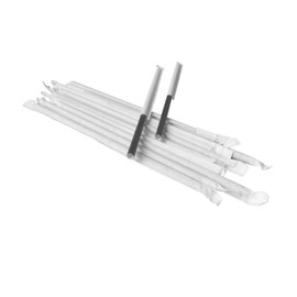 Go Green 8000PCS(200 Per Pack) Black Paper Drinking Straws, 6mm Individually Wrapped Disposable Drinking Paper Straws, Natural Eco Friendly Biodegradable Drinking Straws, Party Decoration Supplies