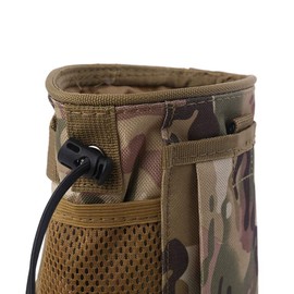 Max-Tonsen Camo Finds Pouch Metal Detector Accessory Portable Treasure Holder Waist Bag 800D Nylon Cordura-fabric Multipurpose, 19x12x8cm
