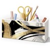 AQYIP Black White and Gold Pen Pencil Holder for Boho