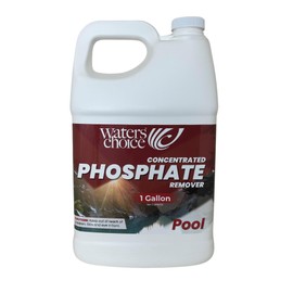 Waters Choice Concentrated Pool Phosphate Remover - 1 Gallon - Maximum Strength, Fast-Acting Solution for Eliminating Phosphates in Pools