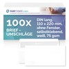 FairToner FairToner Briefumschlag DIN Lang Selbstklebend, (100 Stück) mit Innendruck