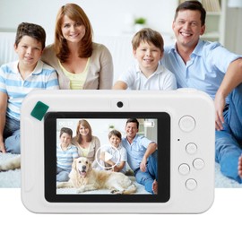 Digital Cameras, 4K HD Camera, 40MP Autofocus Point and Shoot Cameras with 8X Zoom Anti Shake, 2.4 Inch Screen Compact Vlogging Camera for Travel Beginner (White)