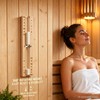 Sauna Sand Timer 15 Minute Wooden Rotating Heat Resistant Accurate