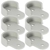 MAGICLULU Plastic Pole Socket 30pcs Closet Rod Bracket 25mm Shower