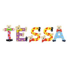 Playshoes Children's Wooden Letters Names Tessa Set – Assorted