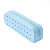 RSRSLEII Cute Silicone Makeup Brush Holder with Holes, Soft Portable
