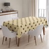 Q-Beans Rectangle Decorative Tablecloth [Size: 52 x 70 inch], Washable