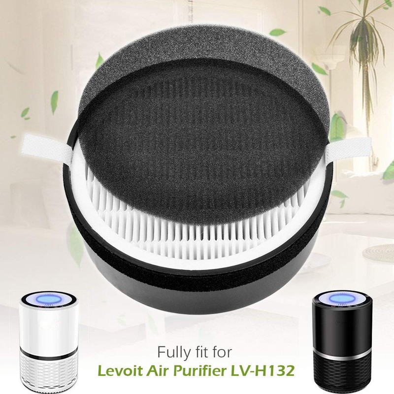 KEEPOW 2 Pack Replacement Filter for Levoit Air Purifier LV-H132