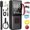 Akku Luftpumpe, 7500mAh Tragbarer Elektrische Luftpumpe, Akku Fahrradpumpe Akku Kompressor