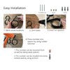 Weforu Modern House Number Sign,5 Inch Door Numbers Signage Plaque