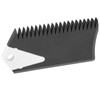 HilBeliFU 2Pcs Surfboard Wax Comb, PVC Surfboard Wax Scraper with