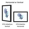 1 Pack A5 Frame Black, Wooden A5 Photo Frames, Black