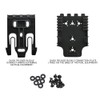 Tactical QLS Pistol Holster Adapter Base Qucik Release Buckle Kit,