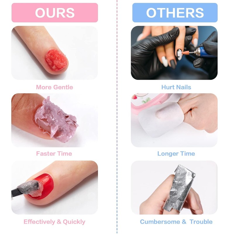 Gel Nail Polish Remover 10 Pack Professional Gel Polish Remover