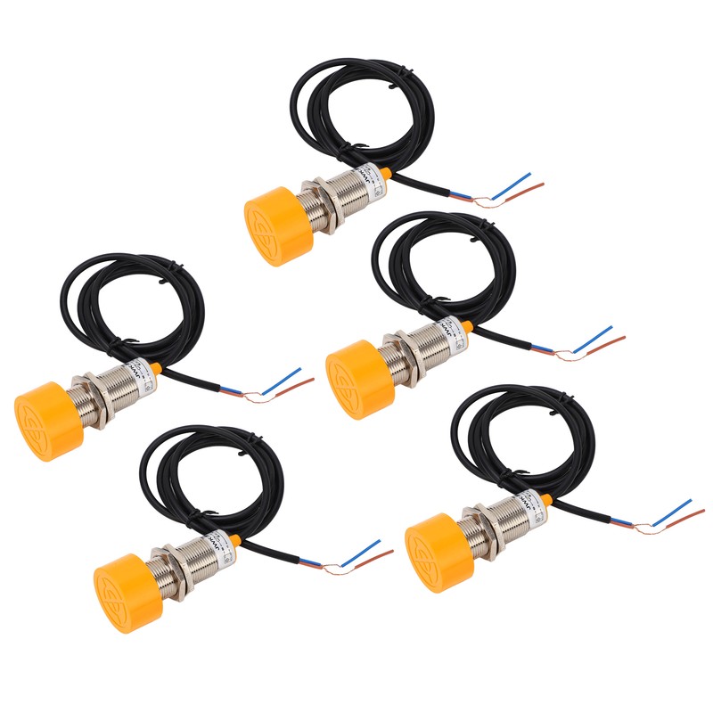 5 Pcs Proximity Switch PNP Normally Open 20mm Detection IP65