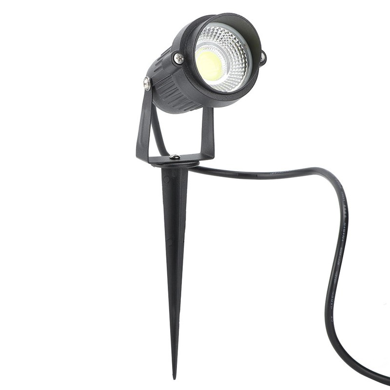 Aluminum LED 5W COB Lawn Lamp 1M Line IP65 Waterproof