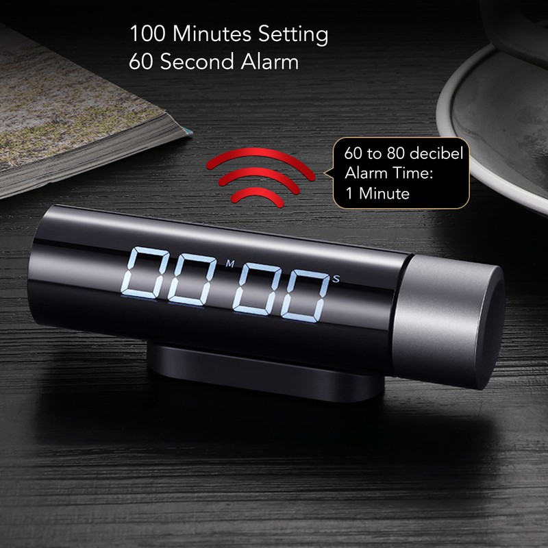 Digital Kitchen Timer Magnetic Base High Accuracy LED Screen Memory