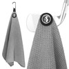 Eunzel Magnetic Golf Towel, Microfiber Waffle Golf Towel with Clip