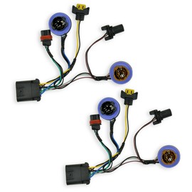 ALTBET 2pcs Headlight Headlamp Wiring Harness Compatible with 2007-2014 Chevy Tahoe Suburban Avalanche Compatible with GM SUV Replace 15950809 15782377