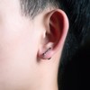 Ximimark 5 pcs Hip Hop Style Stainless Steel Stud Earrings