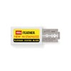 Shaving Factory Feather Edelstahl zweischneidige Sicherheits-Rasierklingen, 1er Pack (1 x